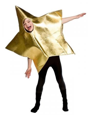 kids gold star costume