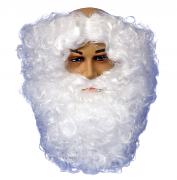 Deluxe White Beard And Headband