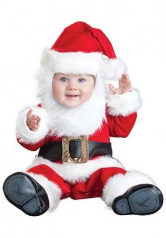 Deluxe Baby Lil Santa Costume