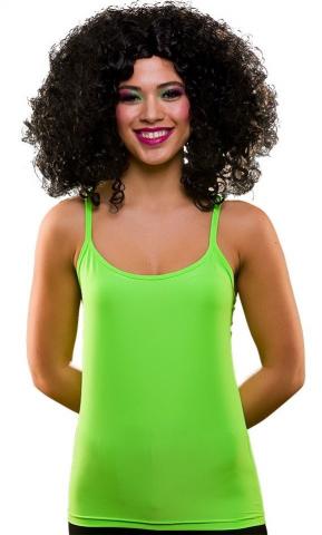80's vest top neon green