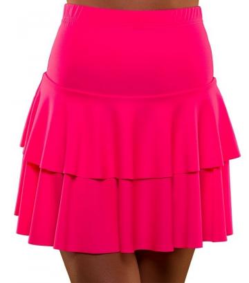80's Neon Ra Ra Skirt - Pink