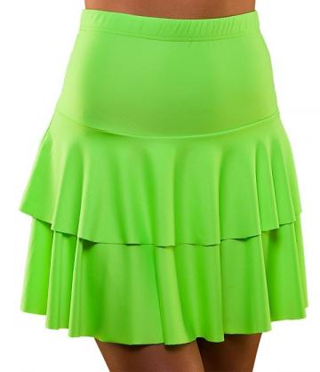 80's Neon Ra Ra Skirt - Green