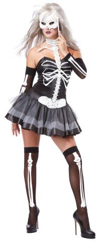skeleton masquerade costume