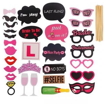 Wedding Photo Props - 30 Piece