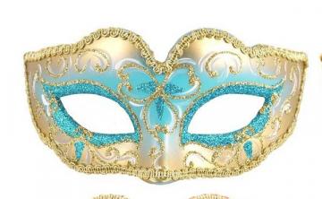 Glitter Eye Mask - Turquoise