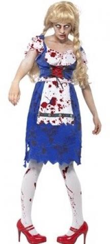 zombie bavarian female costume