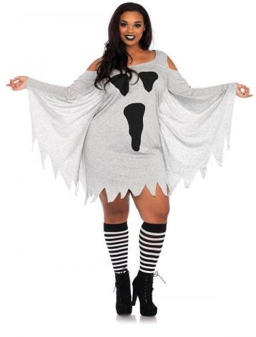 Jersey Ghost Dress - Plus Size