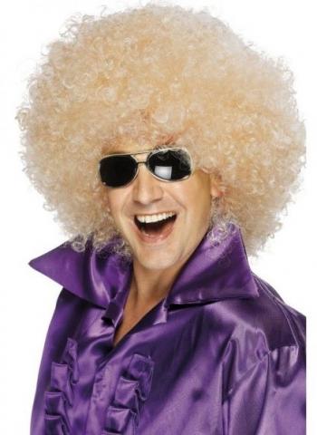mega huge afro wig - blonde