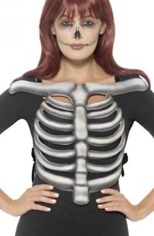 Skeleton Rib Cage Top - Unisex