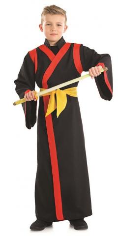 kids samurai boy costume