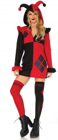 cozy harlequin costume