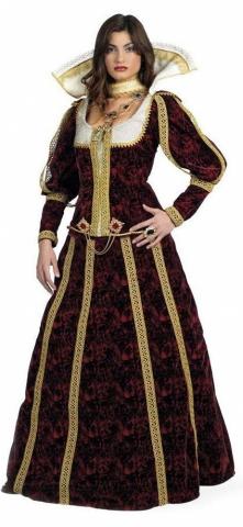 Elizabethan Queen Royal Costume
