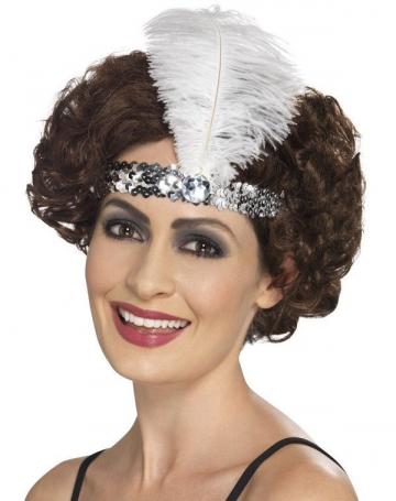 Flapper Headband - Silver