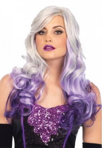 Allure Multi Colour Wig - Grey And Purple