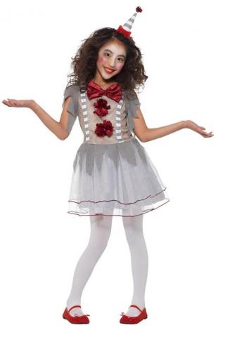 Vintage Clown Girl Costume - Tween