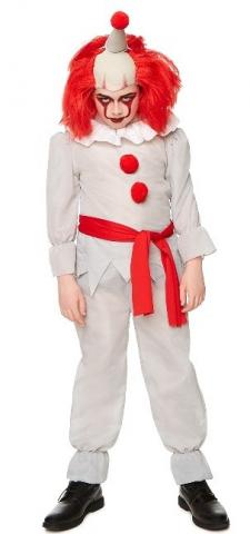 Horror Clown Kids Costume