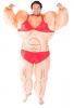 Inflatable Lady Muscle Suit Costume