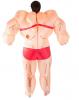 Inflatable Lady Muscle Suit Costume