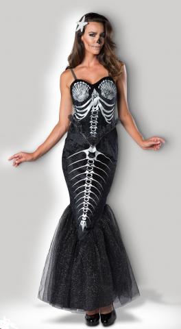 Skeleton Mermaid Costume