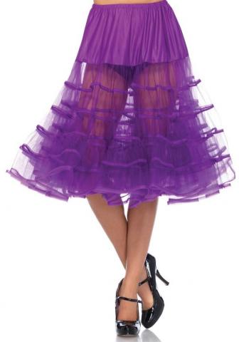 Knee Length Petticoat - Grape
