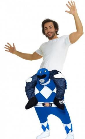Piggyback Blue Power Ranger Costume