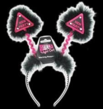 Hen party warning sign head bopper