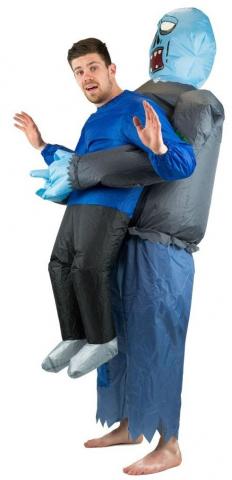 Inflatable Lift Me Up Zombie Costume