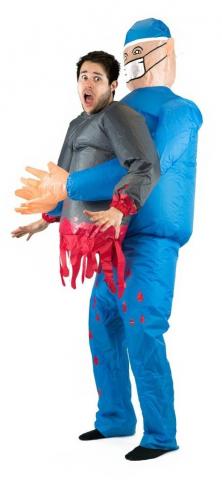 Inflatable Lift Me Me Doctor CostumeInflatable Lift Me Me Doctor Costume