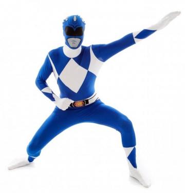 Blue Power Rangers Morphsuit