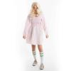Women's Eleven Pink Dress Stranger Costume Front