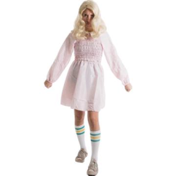 Women's Eleven Pink Dress Stranger Costume