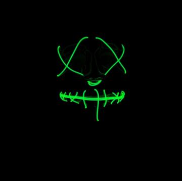 Neon Mask Green
