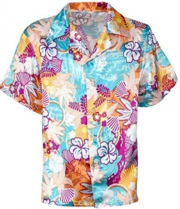 Satin Hawaiian Shirt