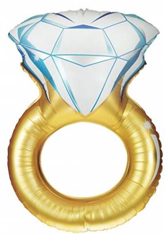 Wedding Ring Foil Balloon