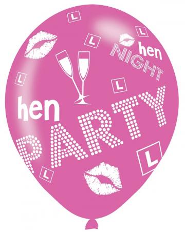 Hen Party  Balloons - 6 Pack