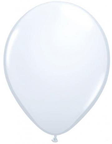 Pearl white balloons - 6 pack