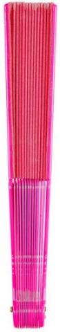 pink fabric fan