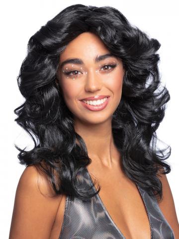 70's Flick Wig - Black