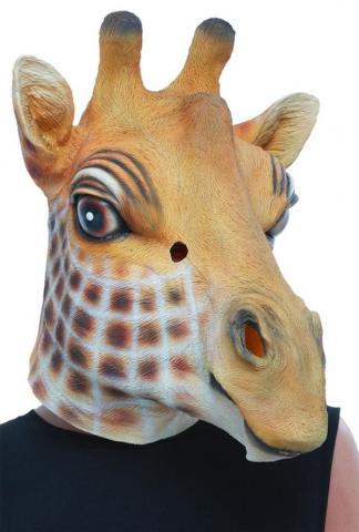 Giraffe Latex Mask