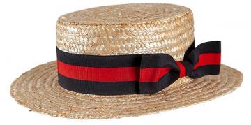 Classic boater hat