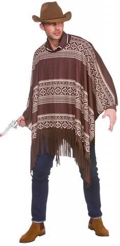 Western cowboy poncho