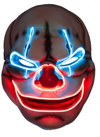 EL Big Mouth Creepy Clown Mask