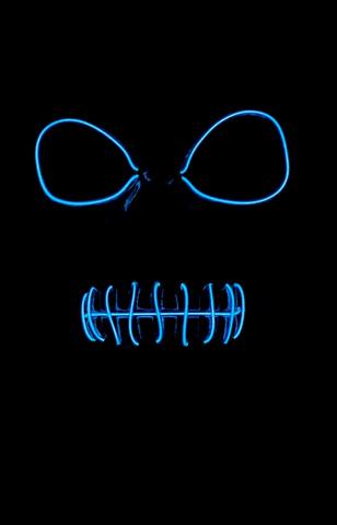 EL Blue Skeleton Reaper Mask