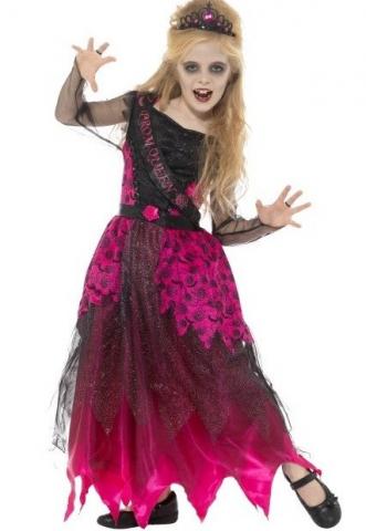 Deluxe Gothic Prom Queen Costume - tween