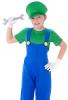 Kids Plumber Green Costume