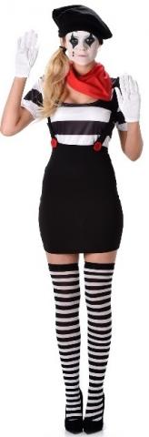 Mime Girl Costume