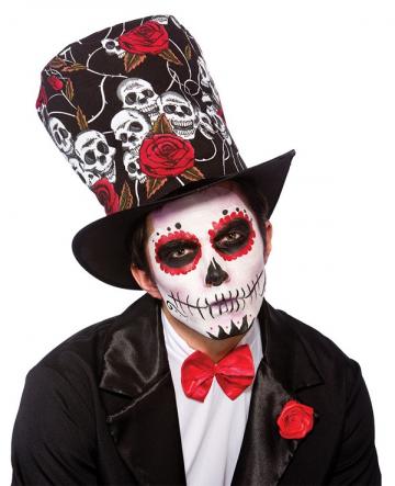 Deluxe Day Of The Dead Top Hat