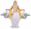 Ride On White Dragon Costume