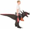 Ride On Black Dragon Costume - Kids