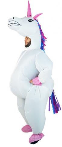 Adult Standing Unicorn Inflatable Costume